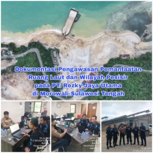 kegiatan pengawasan Pelaku Usaha pemanfaatan ruang laut