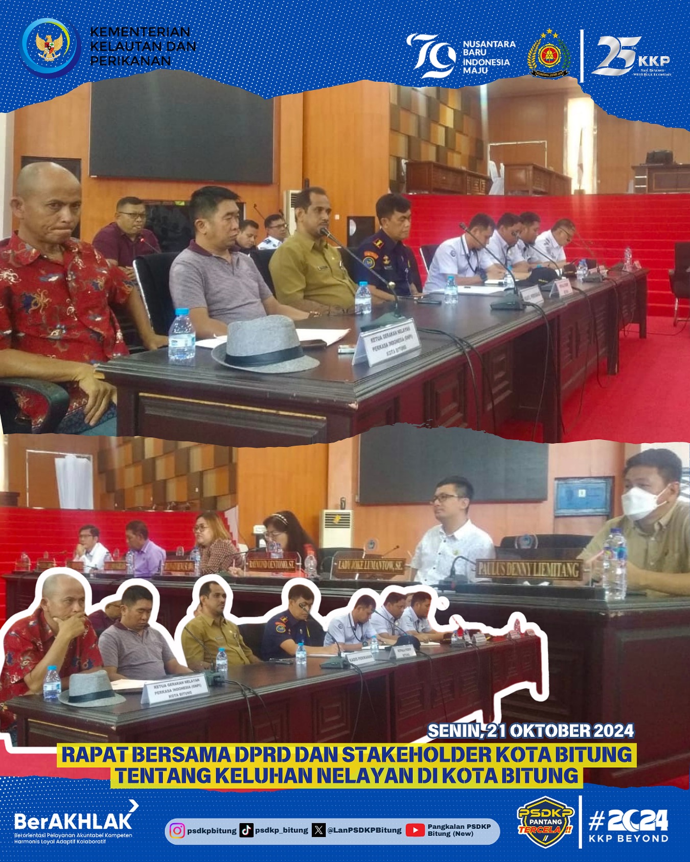 Rapat di Kantor DPRD Kota Bitung