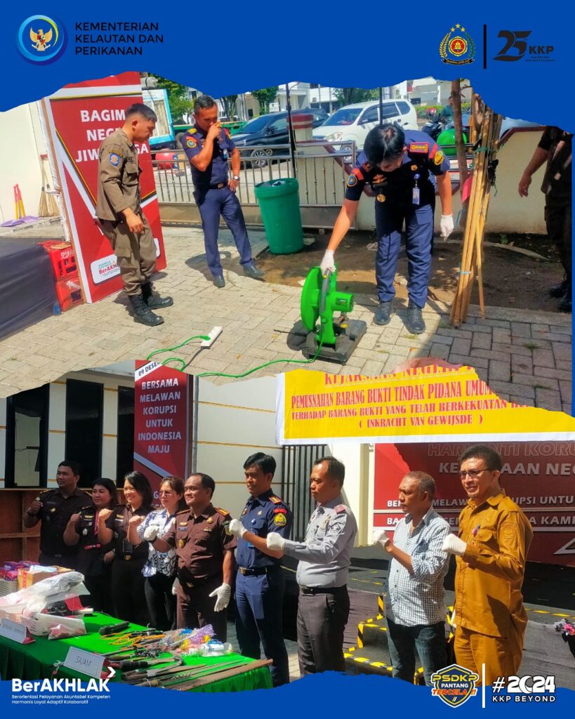 Kegiatan Pemusnahan Barang Bukti