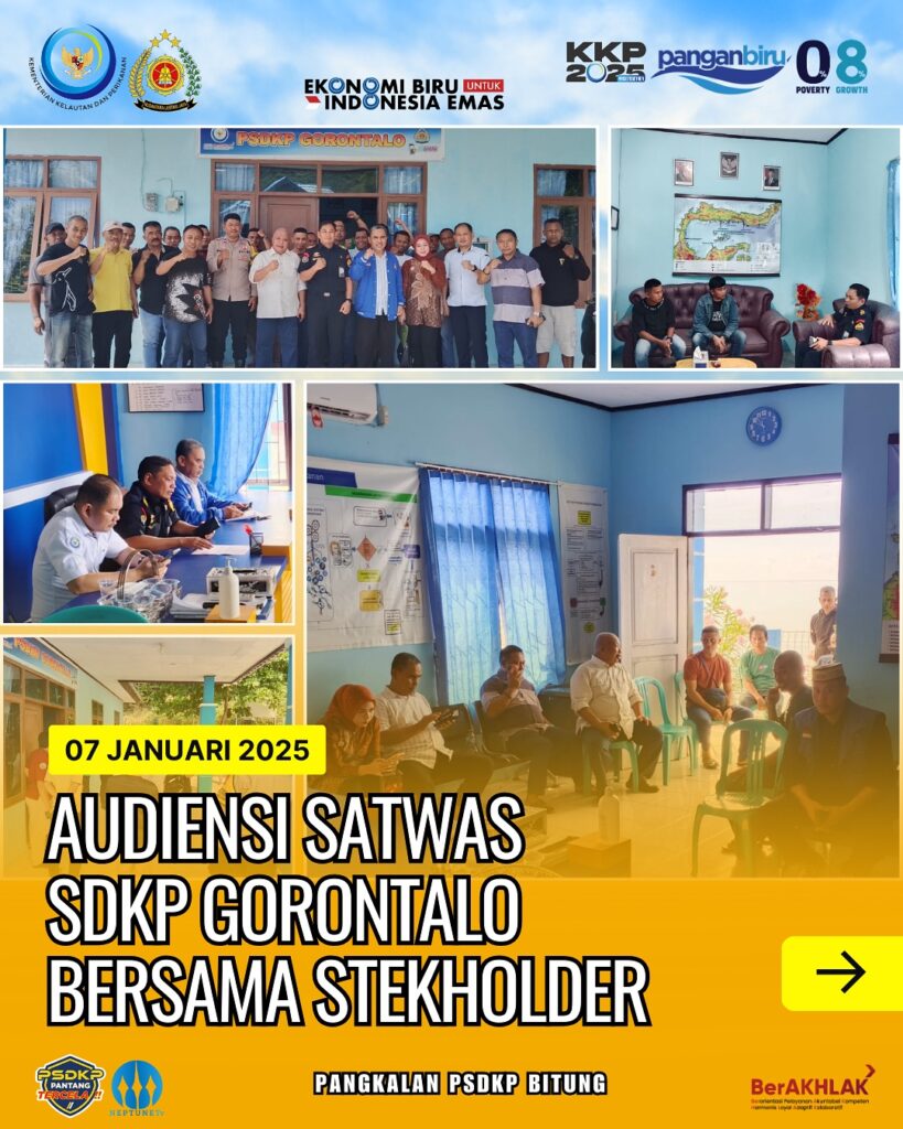 Kegiatan AUDIENSI Satwas SDKP Gorontalo