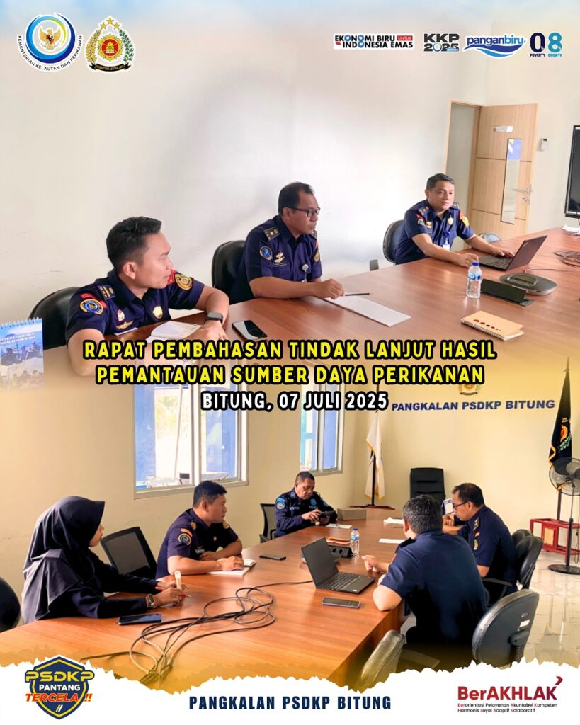 Rapat Pembahasan Tindak Lanjut Hasil Pemantauan Sumber Daya Perikanan