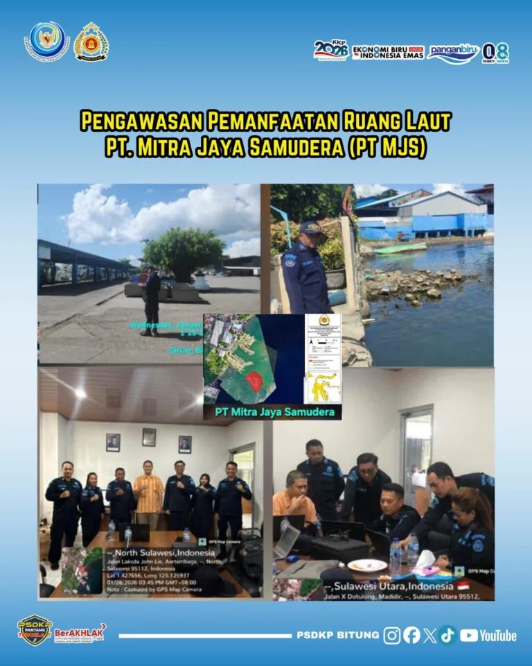 Pengawsan Pemanfaatan Ruang Laut Oleh PT Mitra Jaya Samudera (PT MJS)