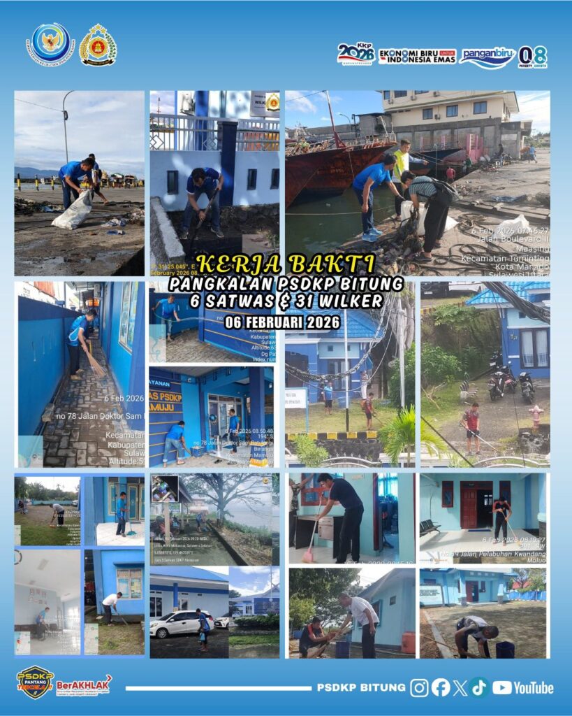 Kerja Bakti Dengan Membersihkan Area Kantor (Satwas dan Wilker)