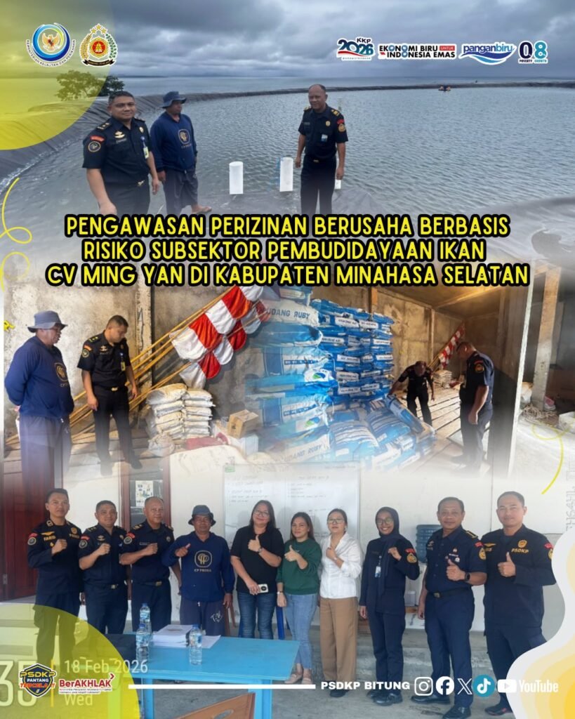 Pengawasan Perizinan Berusaha Berbasis Resiko Subsektor Pembudidaya Ikan