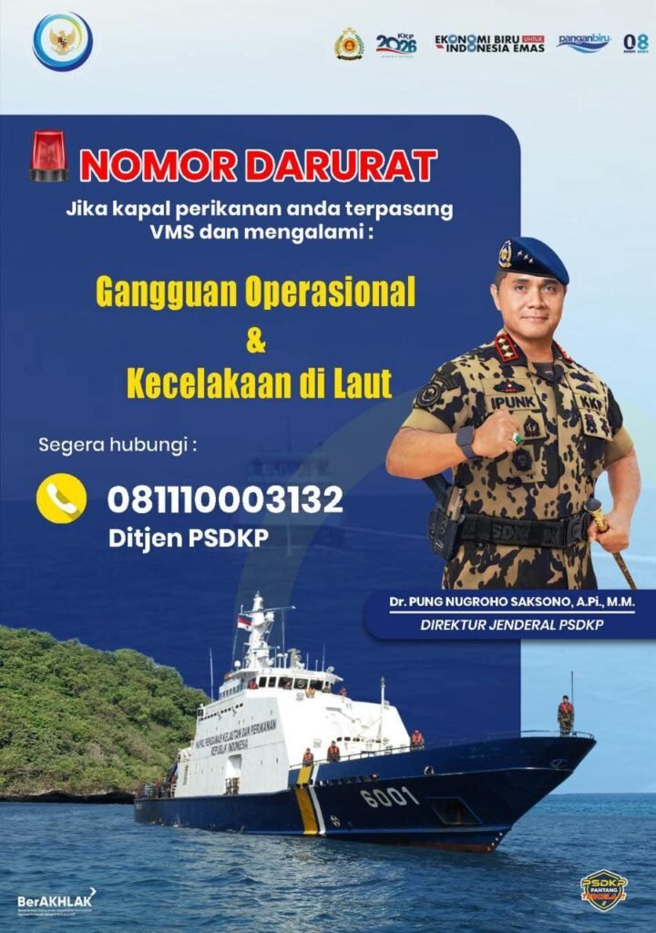 CATAT & SIMPAN! NOMOR DARURAT NELAYAN DI LAUT