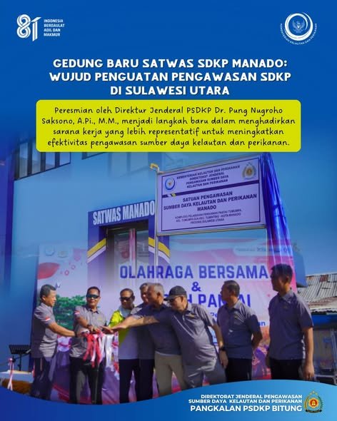 Gedung Baru, Satwas SDKP Manado Wujud Kegiatan Pengawasan SDKP di Sulawesi Utara