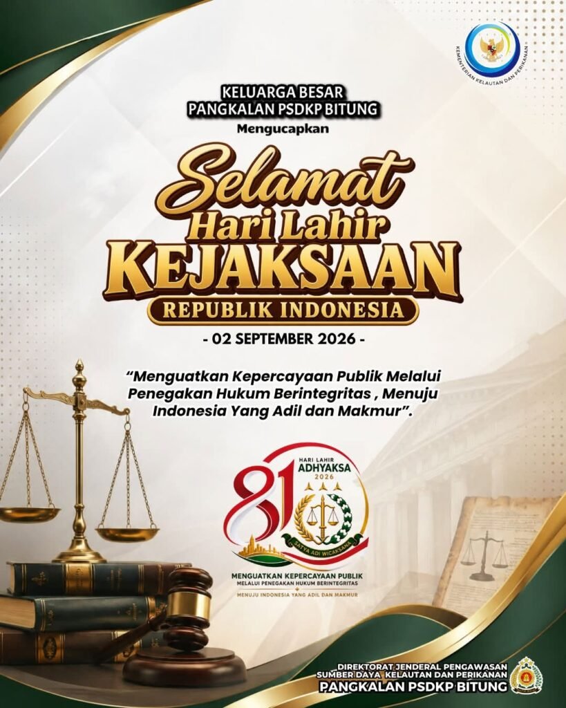 Selamat Hari Lahir Kejaksaan Republik Indonesia
