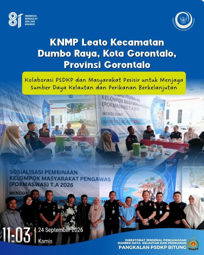 KNMP Leato Kecamatan, Dumbo Raya, Kota Gorontalo Prov Gorontalo